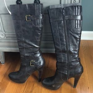 Jessica Simpson tall leather boots 9.5